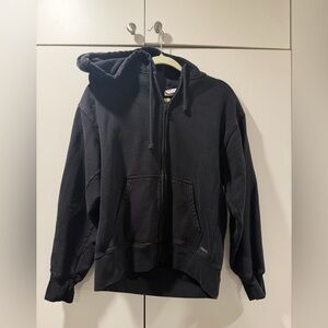 Aritzia Black Hoodie Jacket